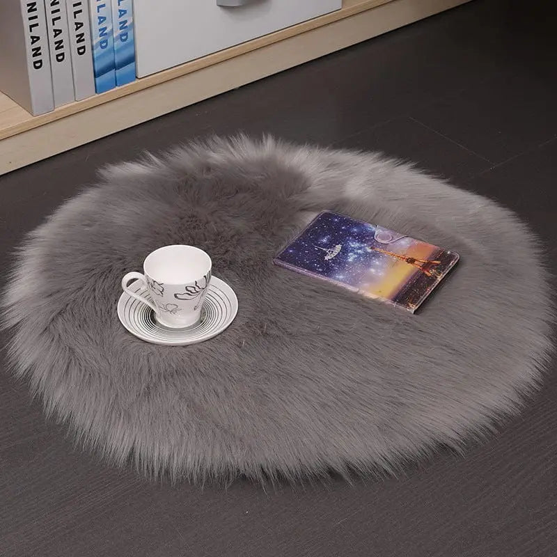 Luxurious CloudSoft Circular Plush Rug Brooklyn & Birch