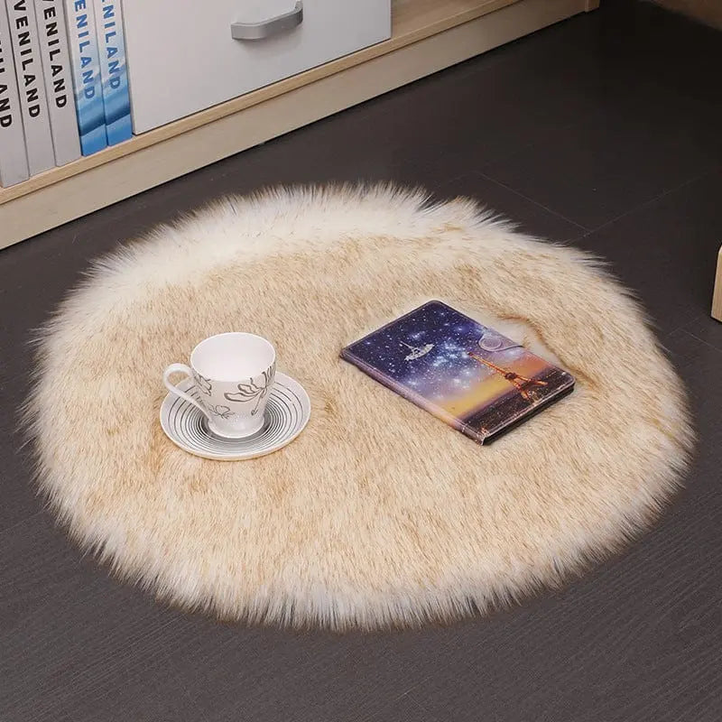 Luxurious CloudSoft Circular Plush Rug Brooklyn & Birch