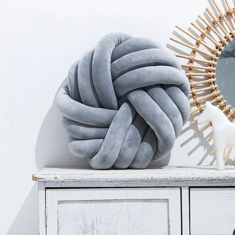 Cozy Nordic Knot Soft Pillow Brooklyn & Birch