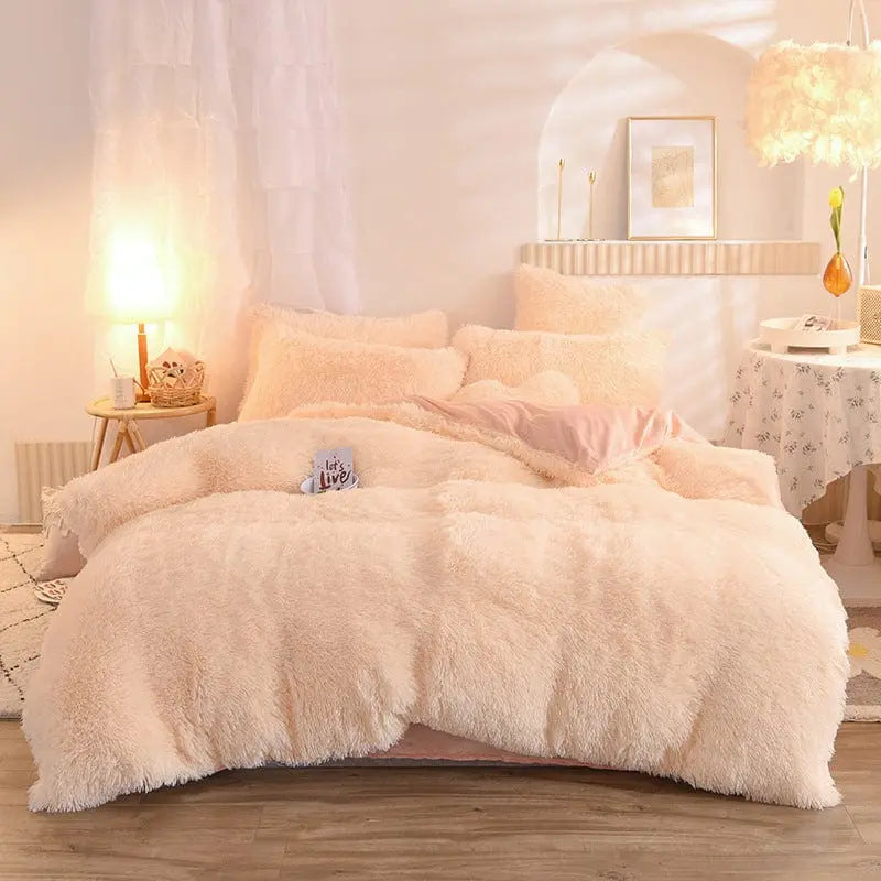 Luxurious CozyCloud Plush Duvet Cover Set for Ultimate Comfort Brooklyn & Birch