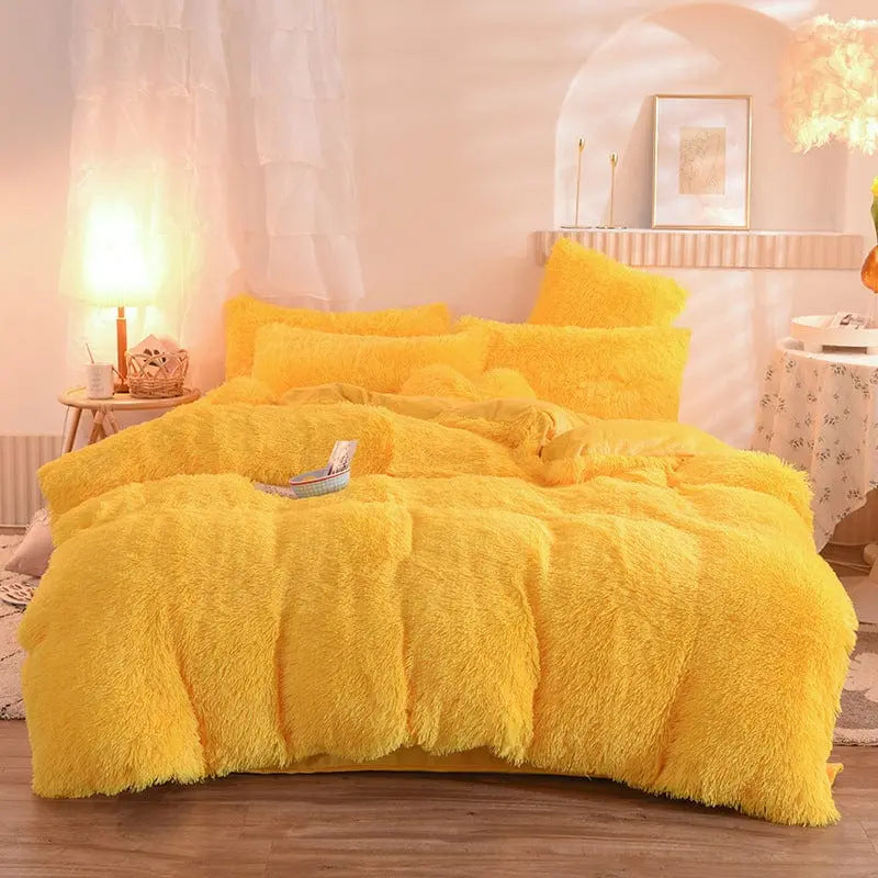 Luxurious CozyCloud Plush Duvet Cover Set for Ultimate Comfort Brooklyn & Birch