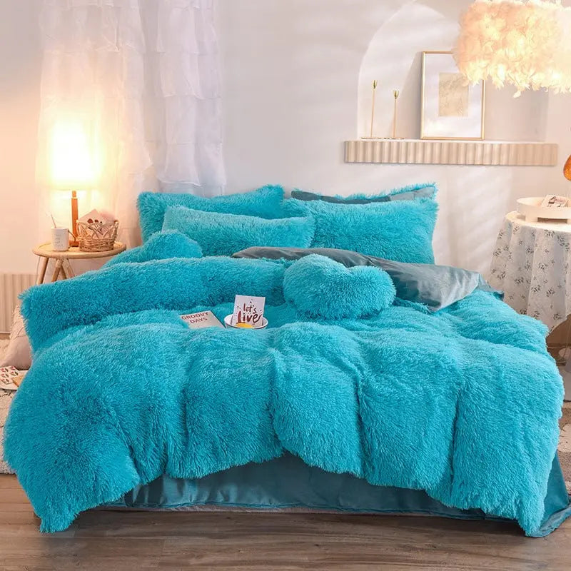 Luxurious CozyCloud Plush Duvet Cover Set for Ultimate Comfort Brooklyn & Birch