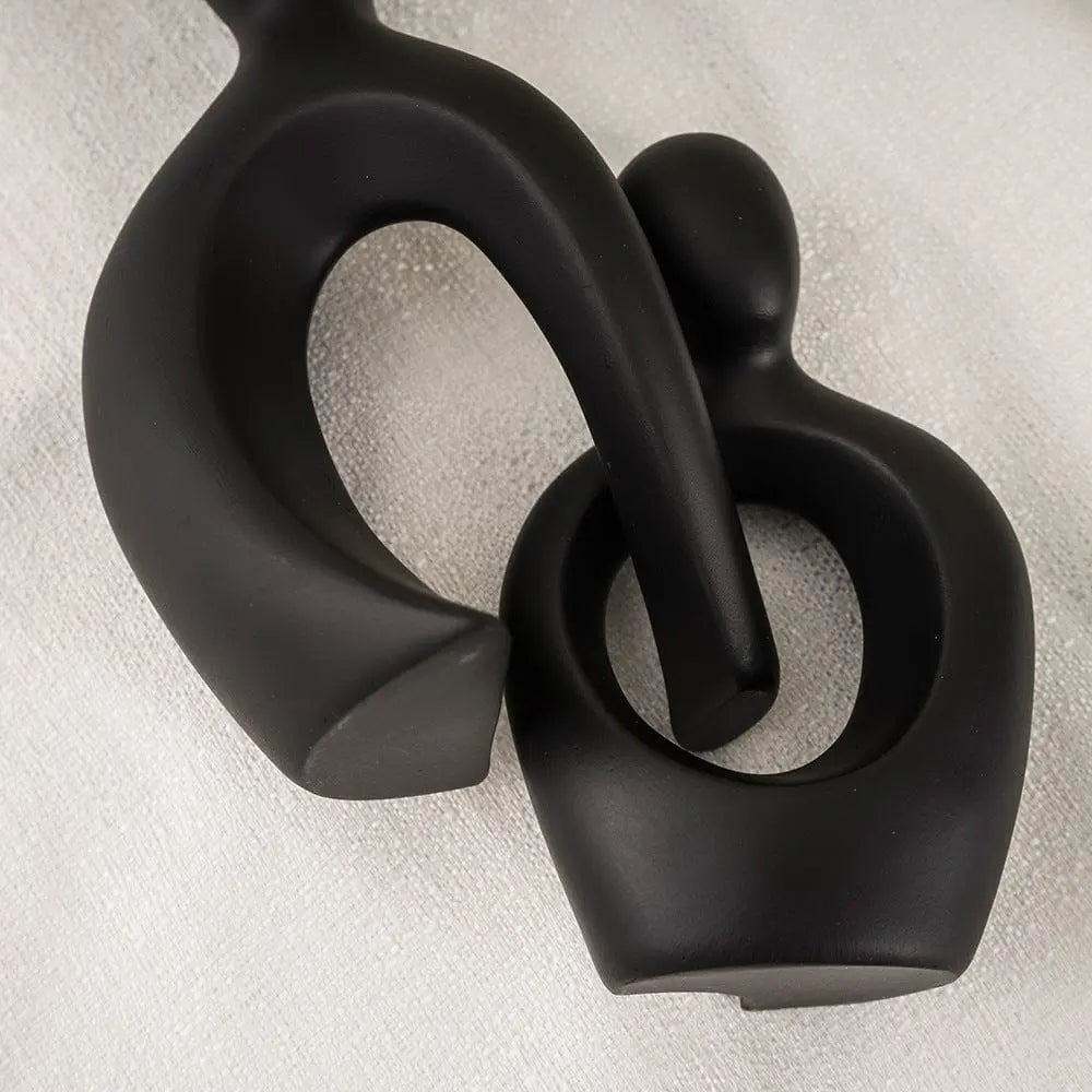 Captivating Intertwined Couple Abstract Art Piece Brooklyn & Birch