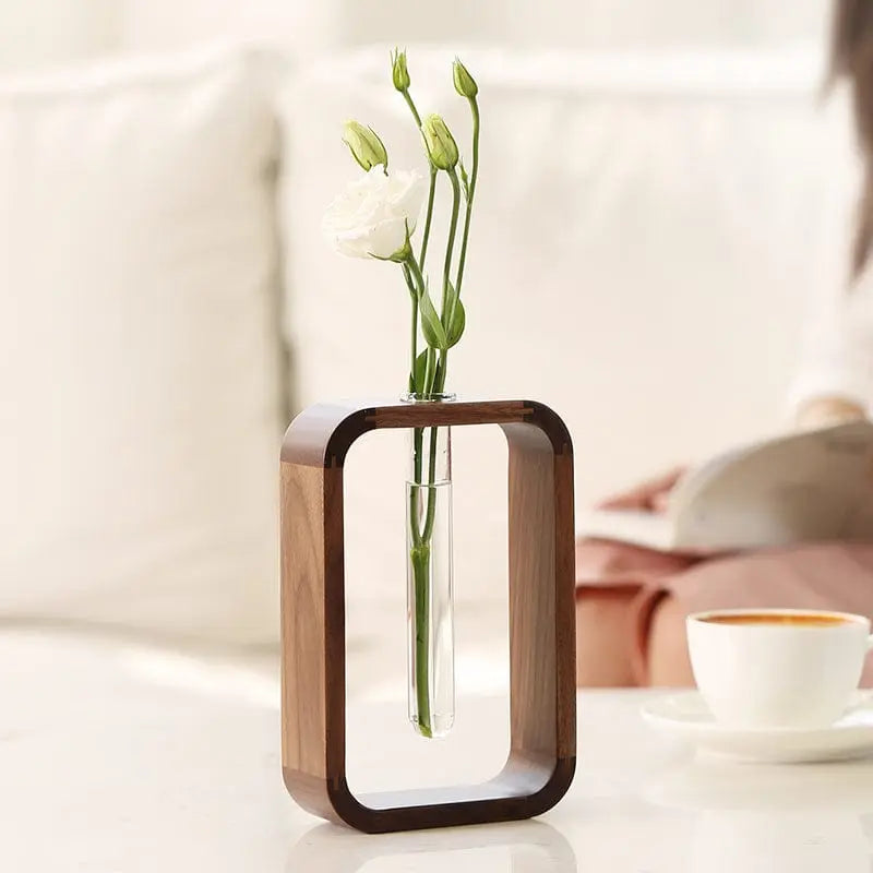 Elegant ZenFrame Wooden Vase for Stylish Home Decor Brooklyn & Birch