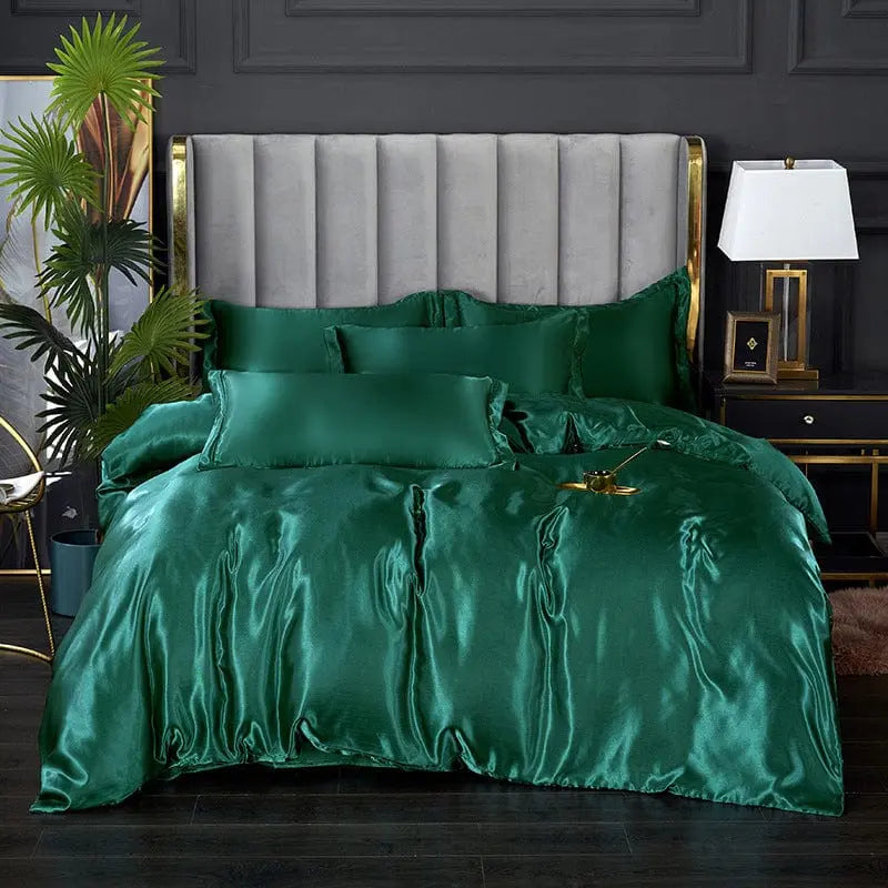Opulent LuxeSilk Ice Silk Bedding Collection Brooklyn & Birch