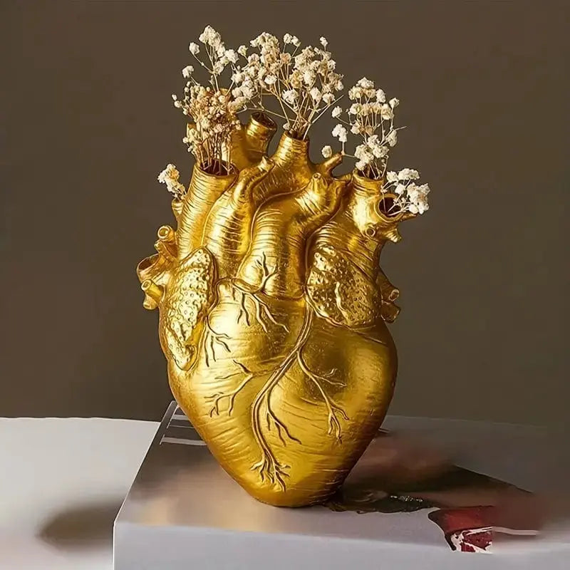 Enchanting BloomHeart Resin Vase Brooklyn & Birch