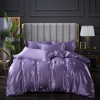 Opulent LuxeSilk Ice Silk Bedding Collection Brooklyn & Birch