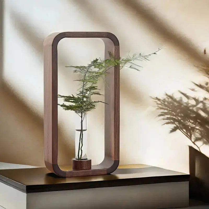 Elegant ZenFrame Wooden Vase for Stylish Home Decor Brooklyn & Birch