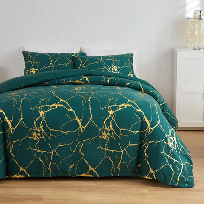 Elegant Marble Design Duvet Cover Set Brooklyn & Birch