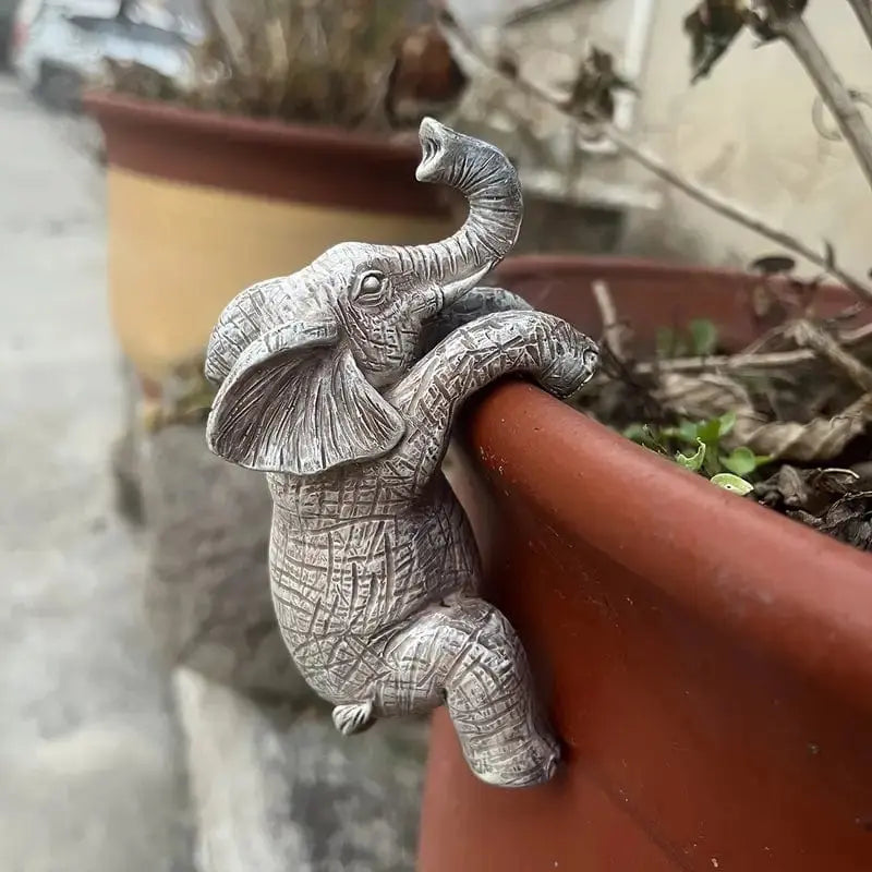 Charming Elephant Wall Art Sculpture Brooklyn & Birch