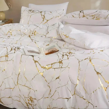Elegant Marble Design Duvet Cover Set Brooklyn & Birch