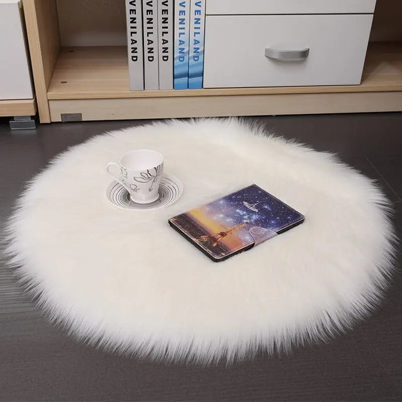 Luxurious CloudSoft Circular Plush Rug Brooklyn & Birch