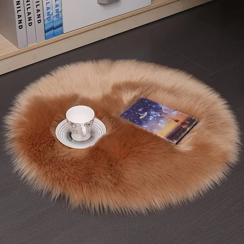 Luxurious CloudSoft Circular Plush Rug Brooklyn & Birch