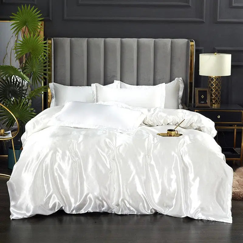 Opulent LuxeSilk Ice Silk Bedding Collection Brooklyn & Birch