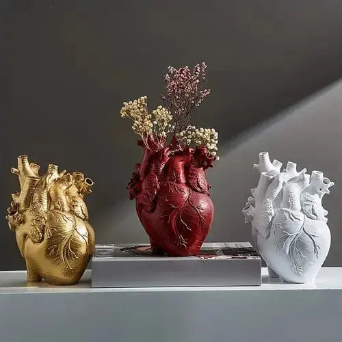 Enchanting BloomHeart Resin Vase Brooklyn & Birch