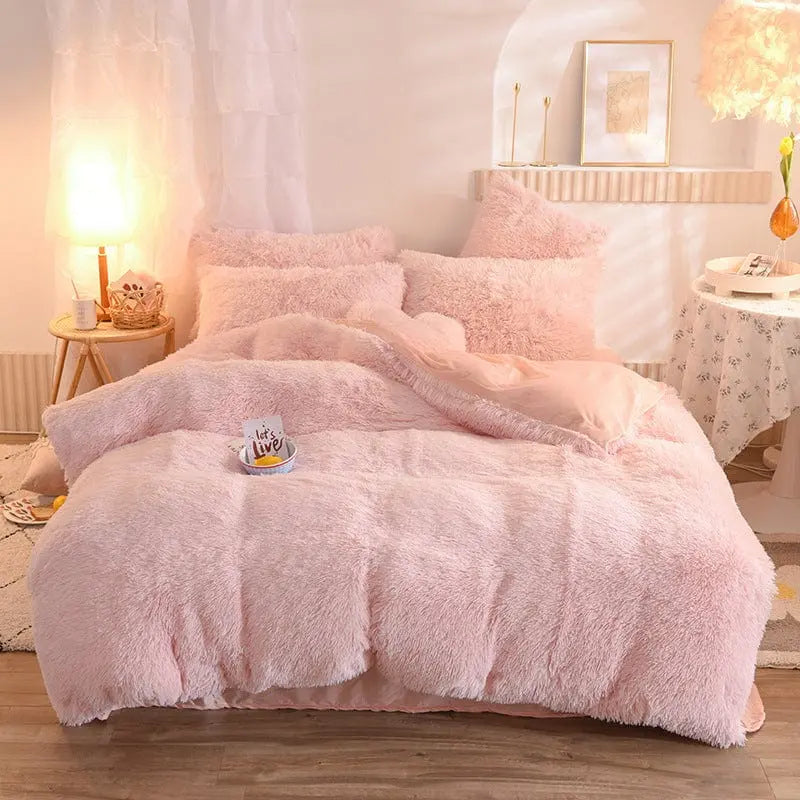 Luxurious CozyCloud Plush Duvet Cover Set for Ultimate Comfort Brooklyn & Birch