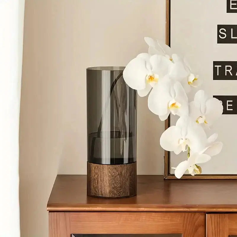 Elegance in Hydroponics: PureBloom Glass Vase Brooklyn & Birch