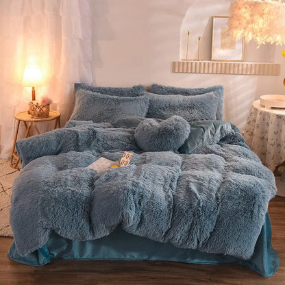 Luxurious CozyCloud Plush Duvet Cover Set for Ultimate Comfort Brooklyn & Birch