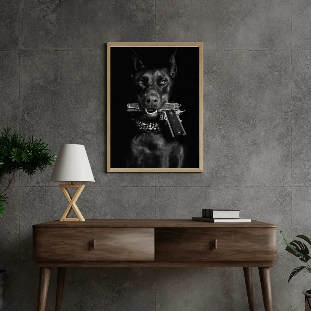Resilient Guardian Grit Doberman Canvas Art Brooklyn & Birch