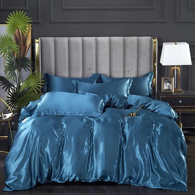 Opulent LuxeSilk Ice Silk Bedding Collection Brooklyn & Birch