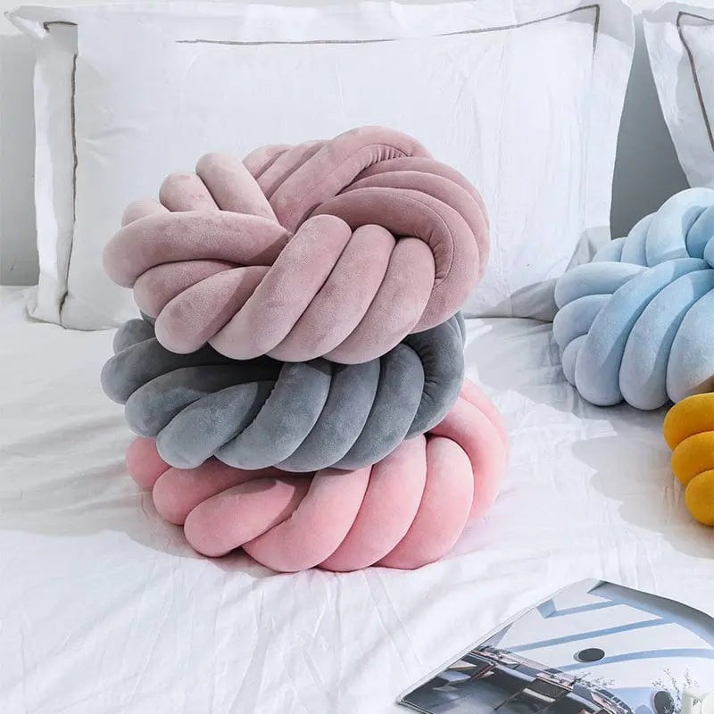 Cozy Nordic Knot Soft Pillow Brooklyn & Birch