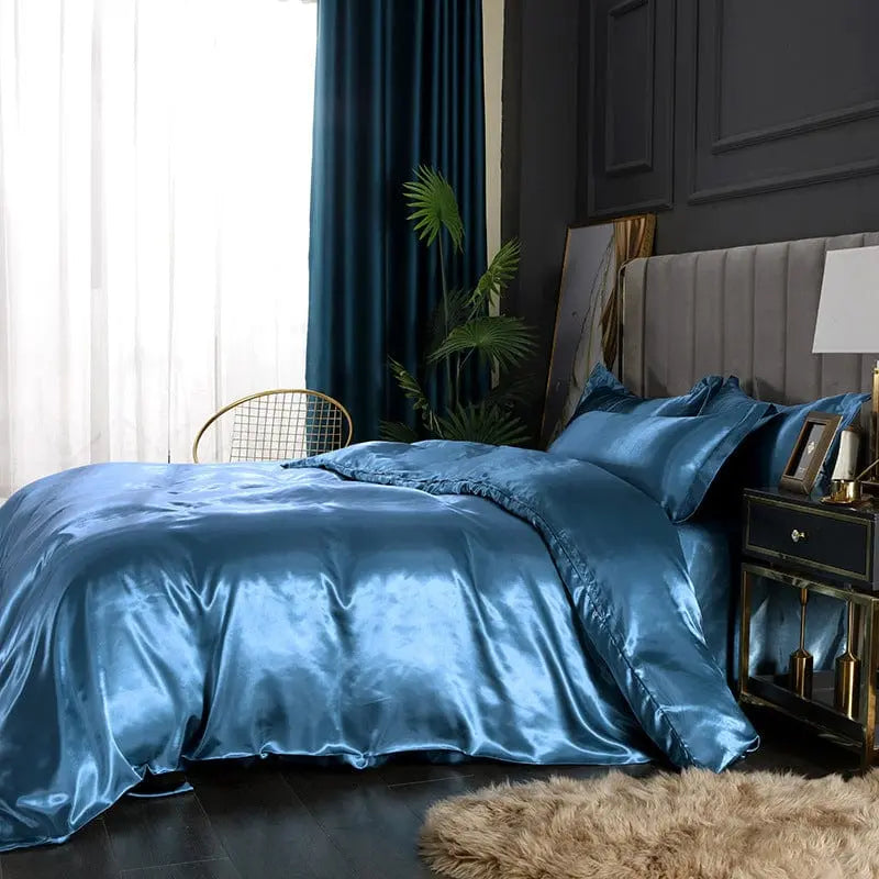 Opulent LuxeSilk Ice Silk Bedding Collection Brooklyn & Birch