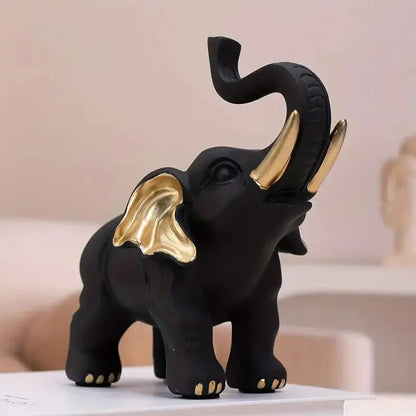 Stunning Eleva Resin Elephant Figurine Brooklyn & Birch