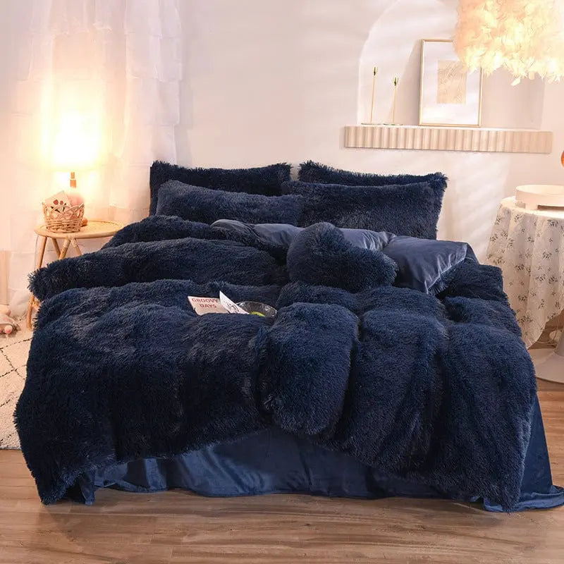 Luxurious CozyCloud Plush Duvet Cover Set for Ultimate Comfort Brooklyn & Birch