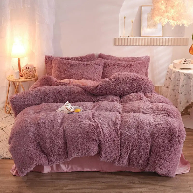 Luxurious CozyCloud Plush Duvet Cover Set for Ultimate Comfort Brooklyn & Birch