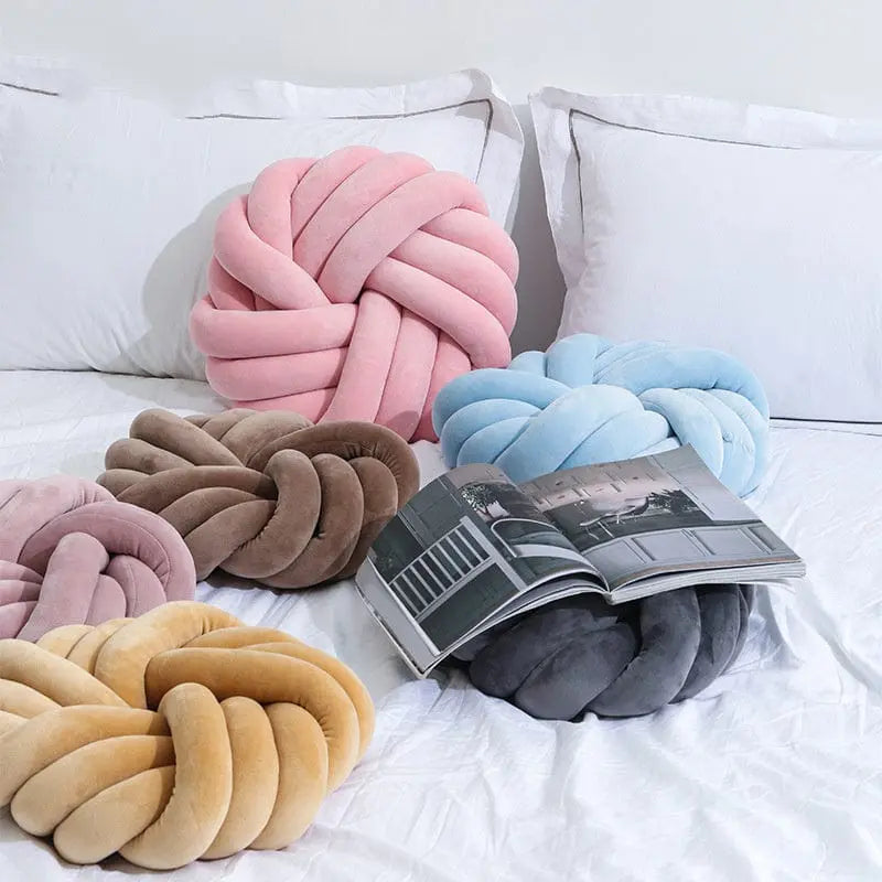 Cozy Nordic Knot Soft Pillow Brooklyn & Birch