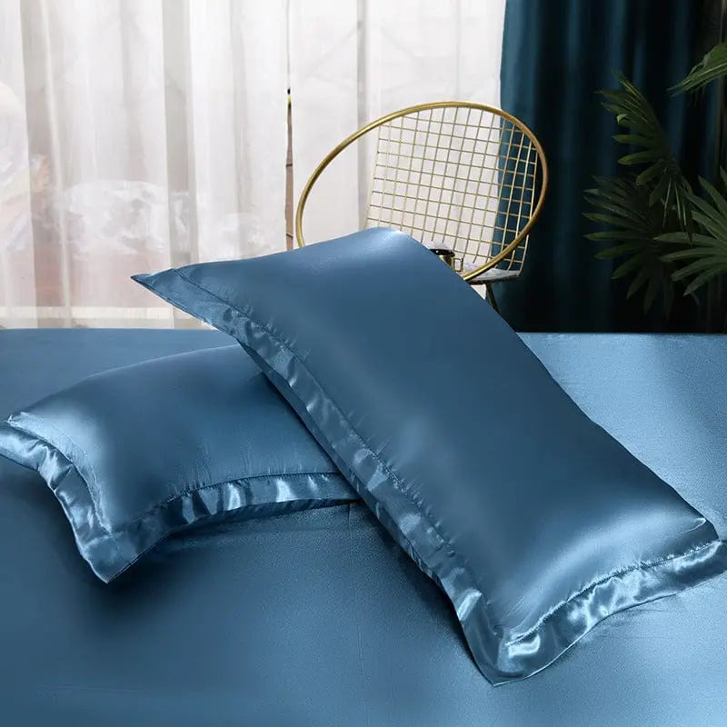 Opulent LuxeSilk Ice Silk Bedding Collection Brooklyn & Birch