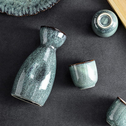 Elegant Serene Mist Japanese Sake Set for Memorable Gatherings Brooklyn & Birch