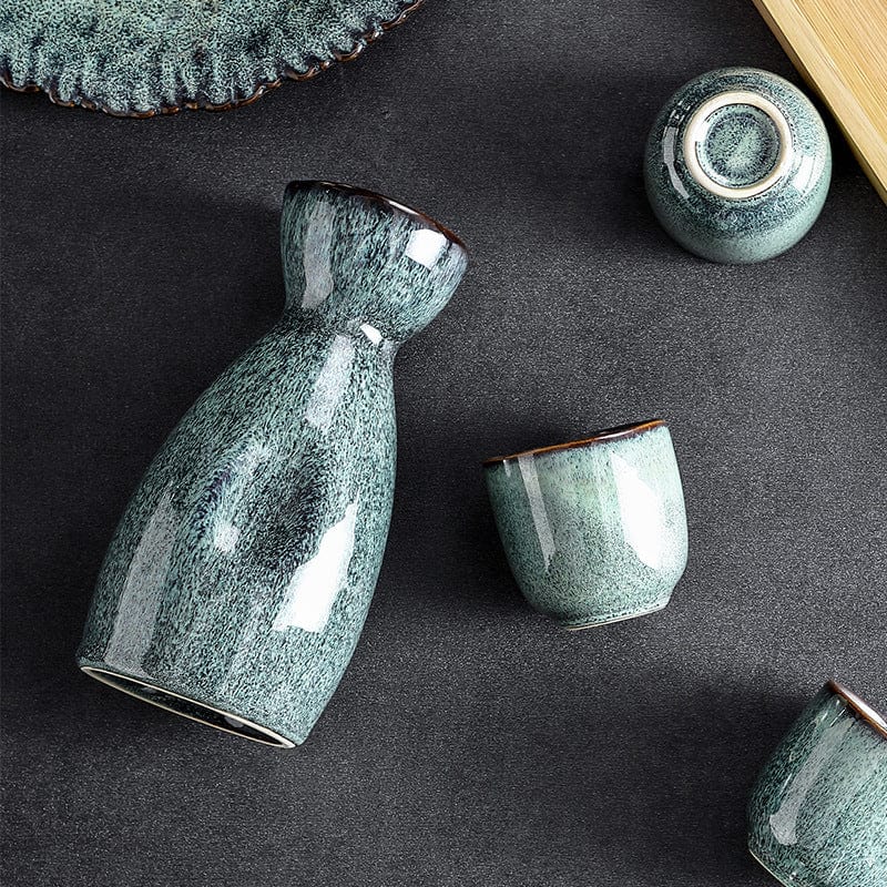 Elegant Serene Mist Japanese Sake Set for Memorable Gatherings Brooklyn & Birch