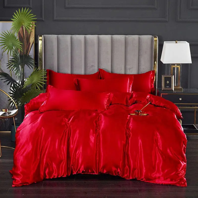 Opulent LuxeSilk Ice Silk Bedding Collection Brooklyn & Birch