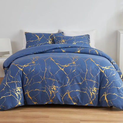 Elegant Marble Design Duvet Cover Set Brooklyn & Birch