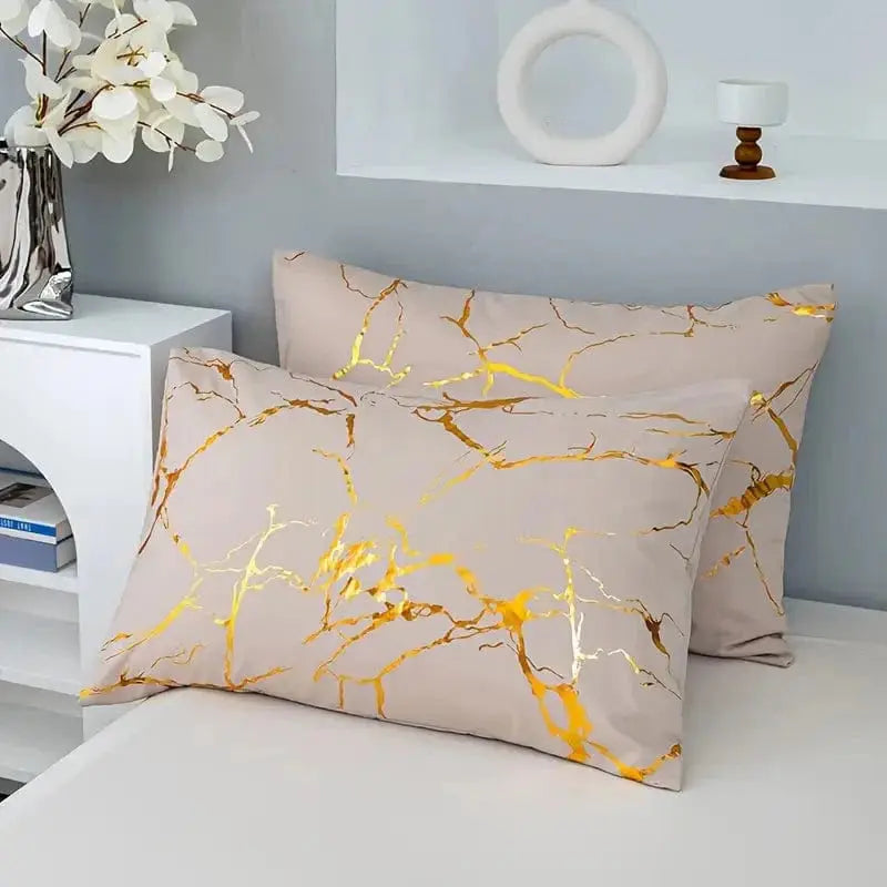 Elegant Marble Design Duvet Cover Set Brooklyn & Birch