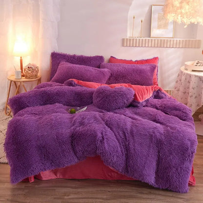 Luxurious CozyCloud Plush Duvet Cover Set for Ultimate Comfort Brooklyn & Birch