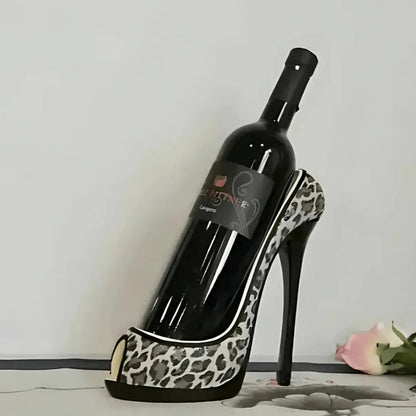Elegant Wine Rack with Glamorous Heel Design Brooklyn & Birch