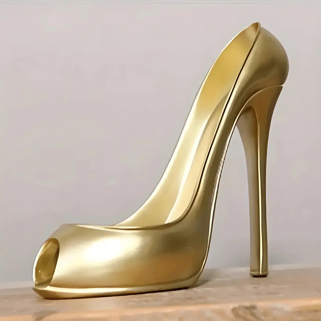 Elegant Wine Rack with Glamorous Heel Design Brooklyn & Birch