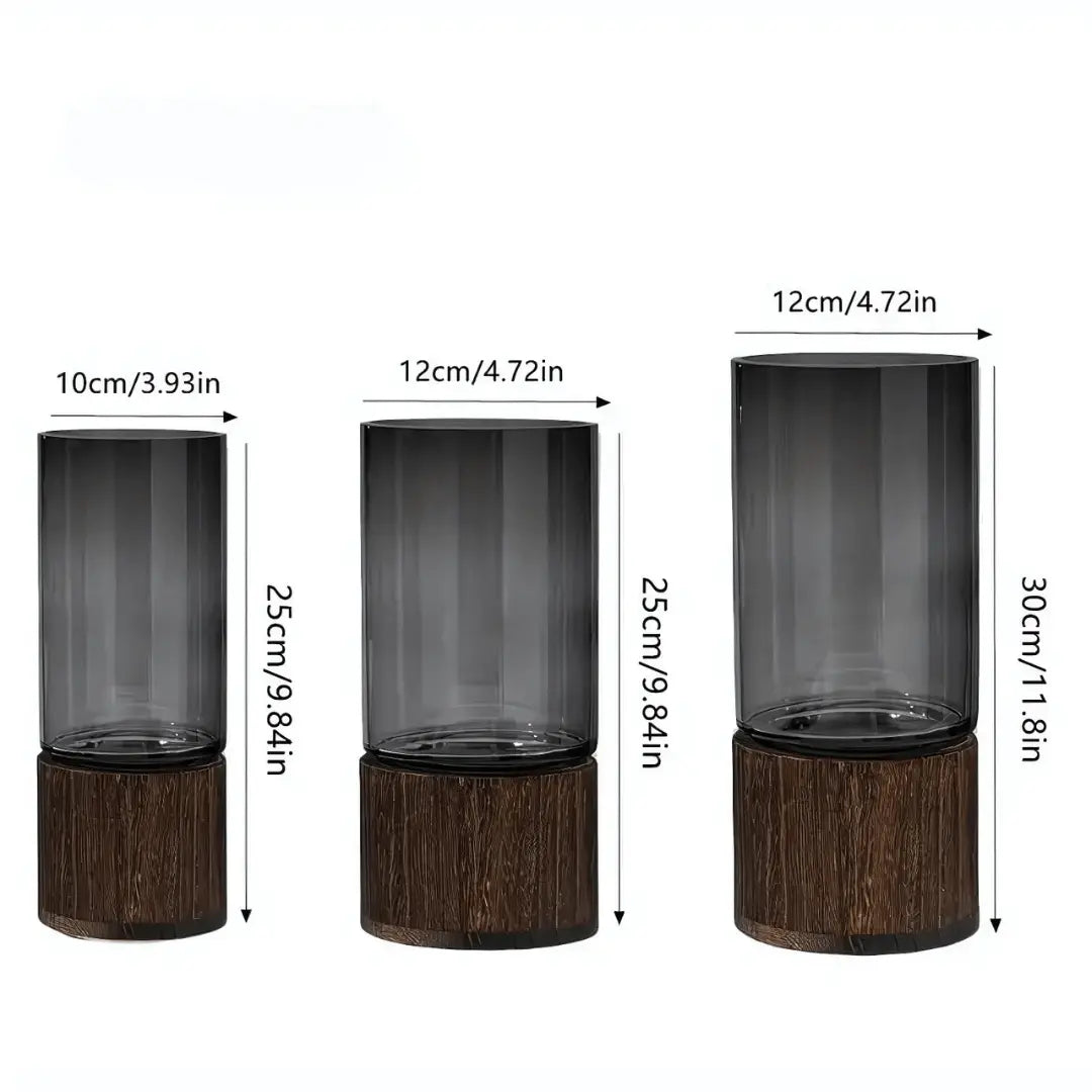 Elegance in Hydroponics: PureBloom Glass Vase Brooklyn & Birch