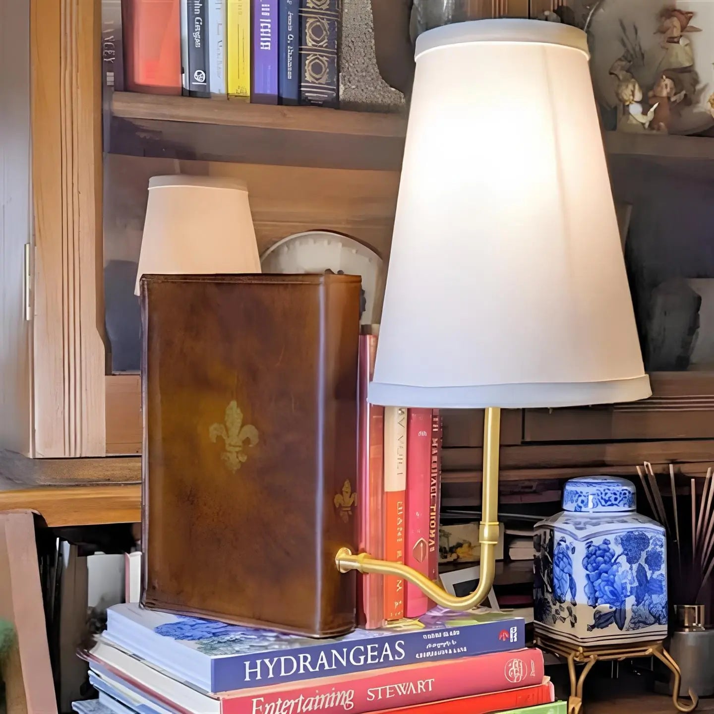 Charming Vintage Book Stack Table Lamp Brooklyn & Birch