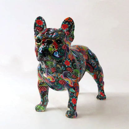 Charming Playful English Bulldog Resin Figurine Brooklyn & Birch
