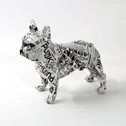 Charming Playful English Bulldog Resin Figurine Brooklyn & Birch