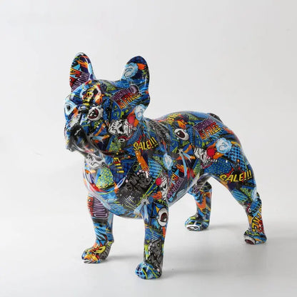 Charming Playful English Bulldog Resin Figurine Brooklyn & Birch