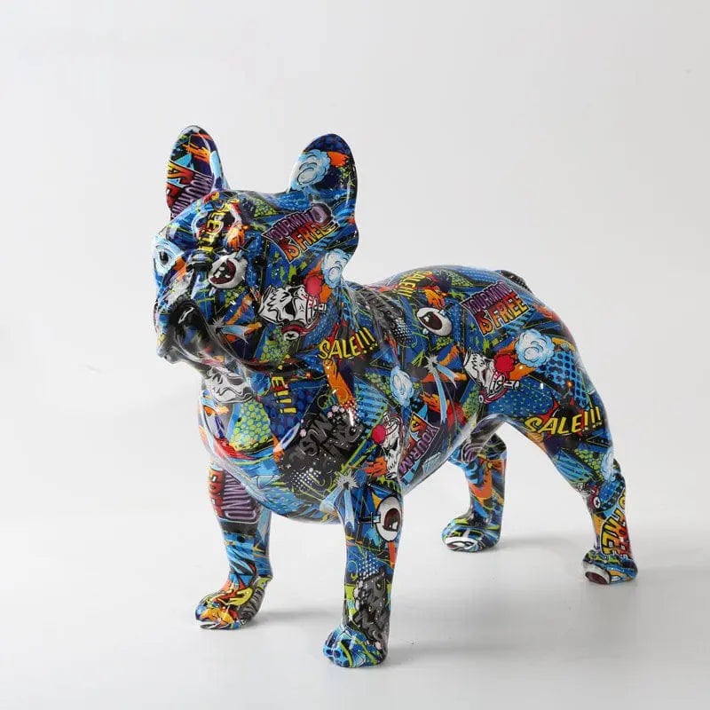 Charming Playful English Bulldog Resin Figurine Brooklyn & Birch