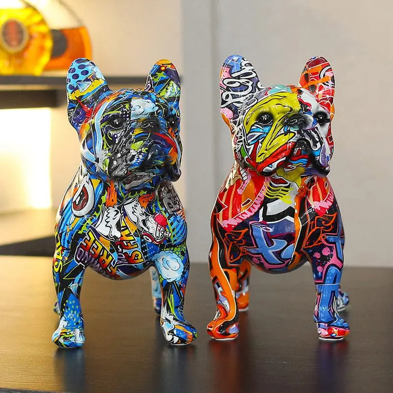 Charming Playful English Bulldog Resin Figurine Brooklyn & Birch