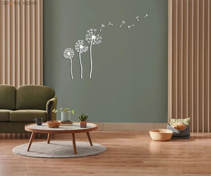Dandelion Metal Wall Art Bross Home