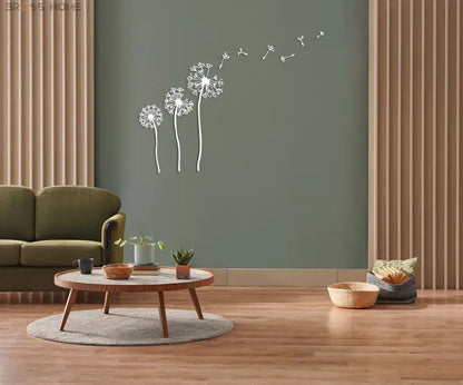 Dandelion Metal Wall Art Bross Home
