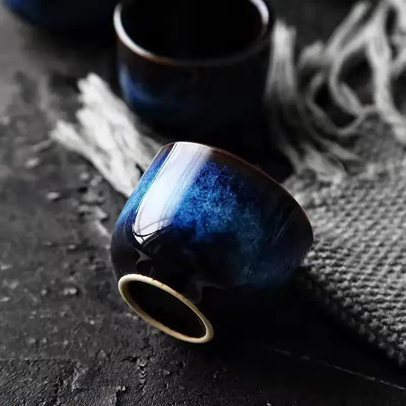 Enchanting Midnight Glaze Japanese Sake Set Brooklyn & Birch
