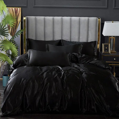 Opulent LuxeSilk Ice Silk Bedding Collection Brooklyn & Birch